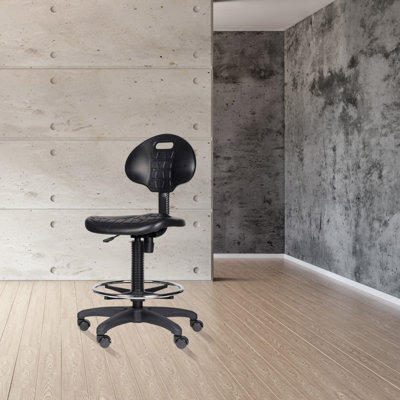 Romulus Rolling Task stool 22" -32" Height