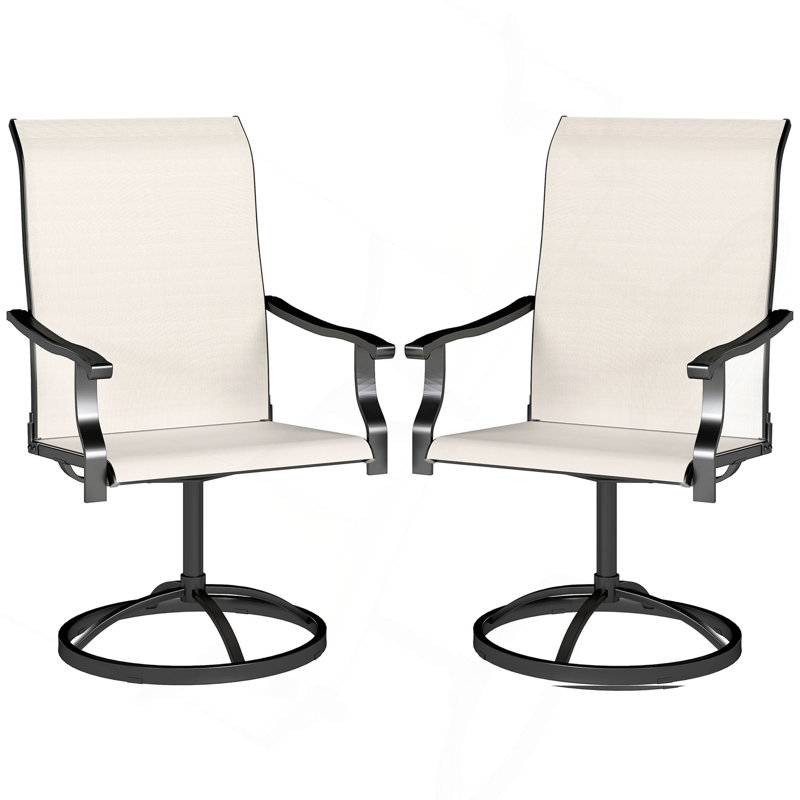 Ensemble de 2 chaises de patio Outsunny