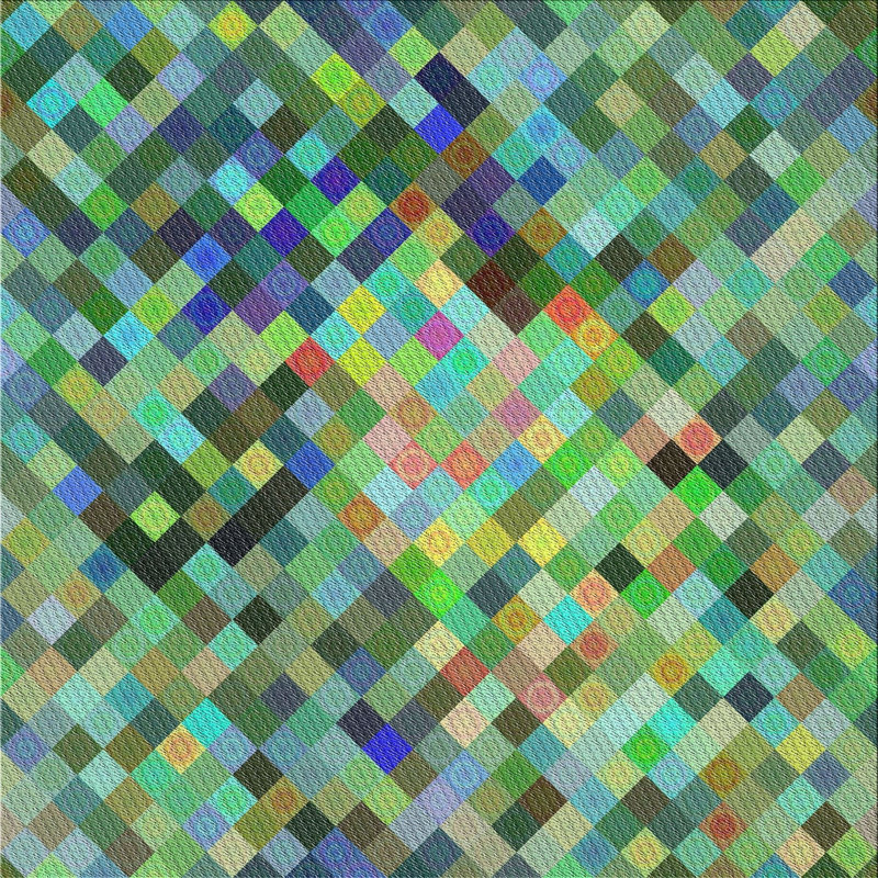 Bayviewpark Geometric Indoor Rug, Square 3'