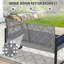 4 - Person Patio Wicker Conversation Sets with Cushions-1281259337