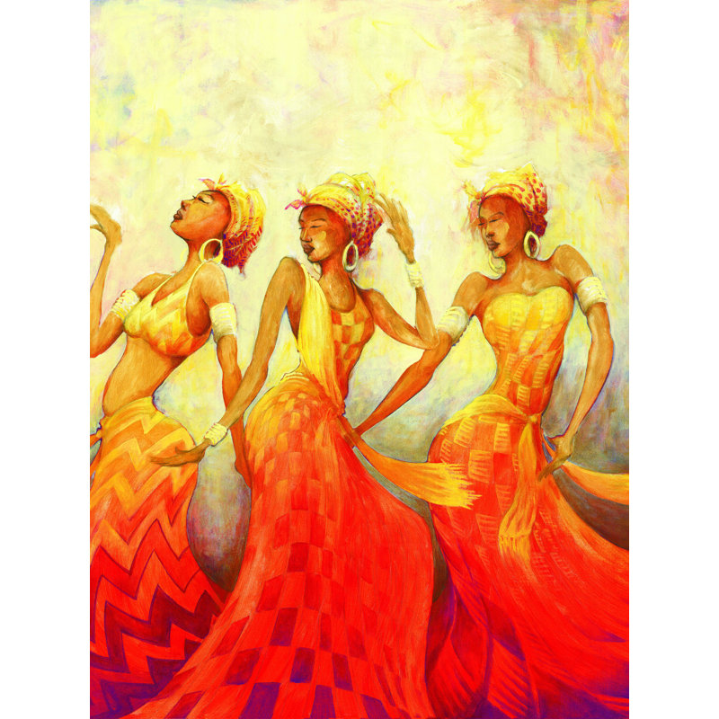 " Fire Dance ", 32" H x 24" W