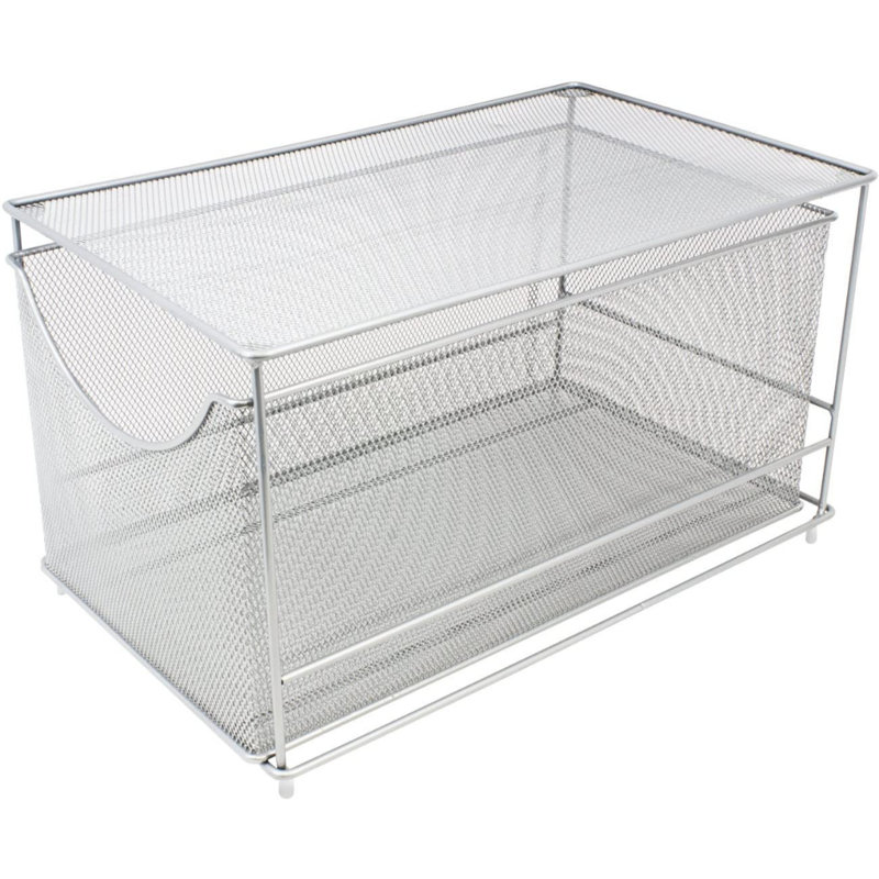 Sorbus Silver Mesh Steel Cabinet Organizer Drawer