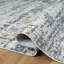 Tapis d'intérieur moderne en polyester Conrado Joseph, bleu / taupe-958956304