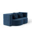 Canapé-lit moderne avec 2 coussins, canapé-lit convertible en velours côtelé moelleux et rembourré de mousse, matelas pliant double de 14,2 po pour le salon, lit d'invité, aucun assemblage requis-1303144066