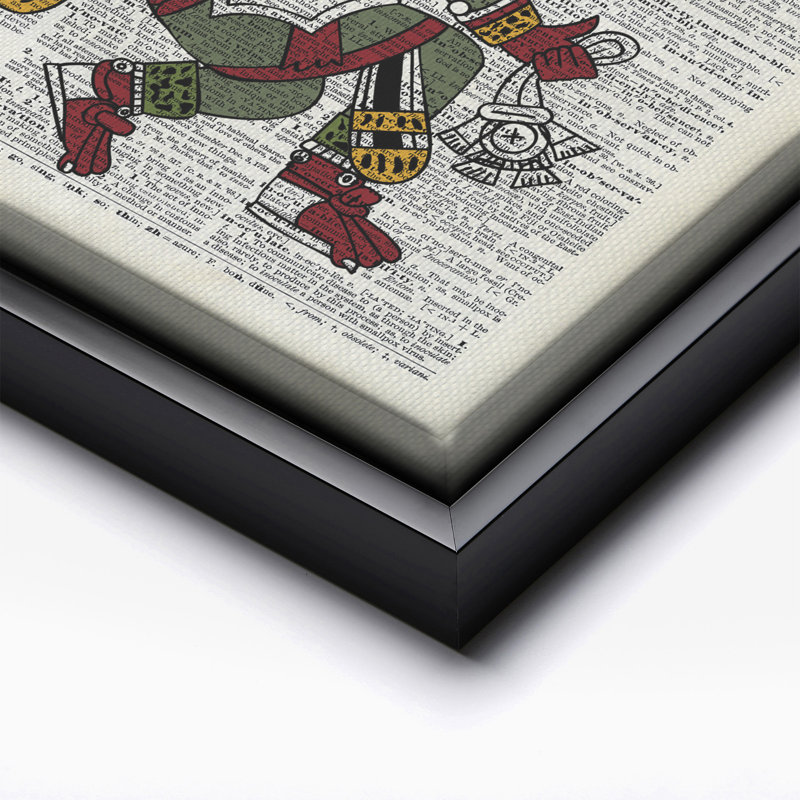 Quetzalcoatl, Black Framed, Canvas, 11"H x 14"W