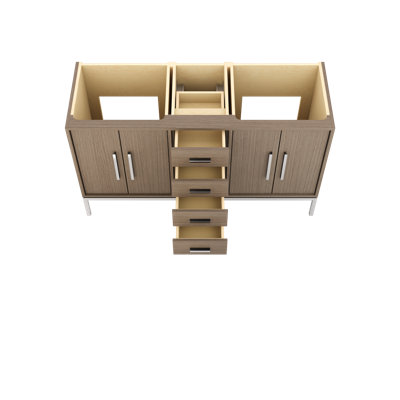 Rift White Oak Double Bath Vanity