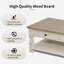 Table basse à quatre pieds avec rangement Caralyne