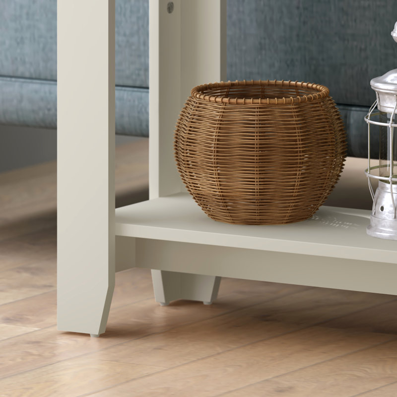 Weddel Basilico Console Table, Ivory