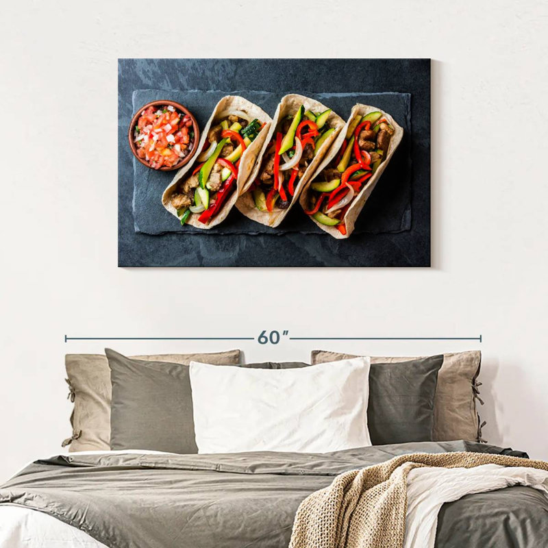 Yarlin Tacos De Cerdo, 30" H x 45" W