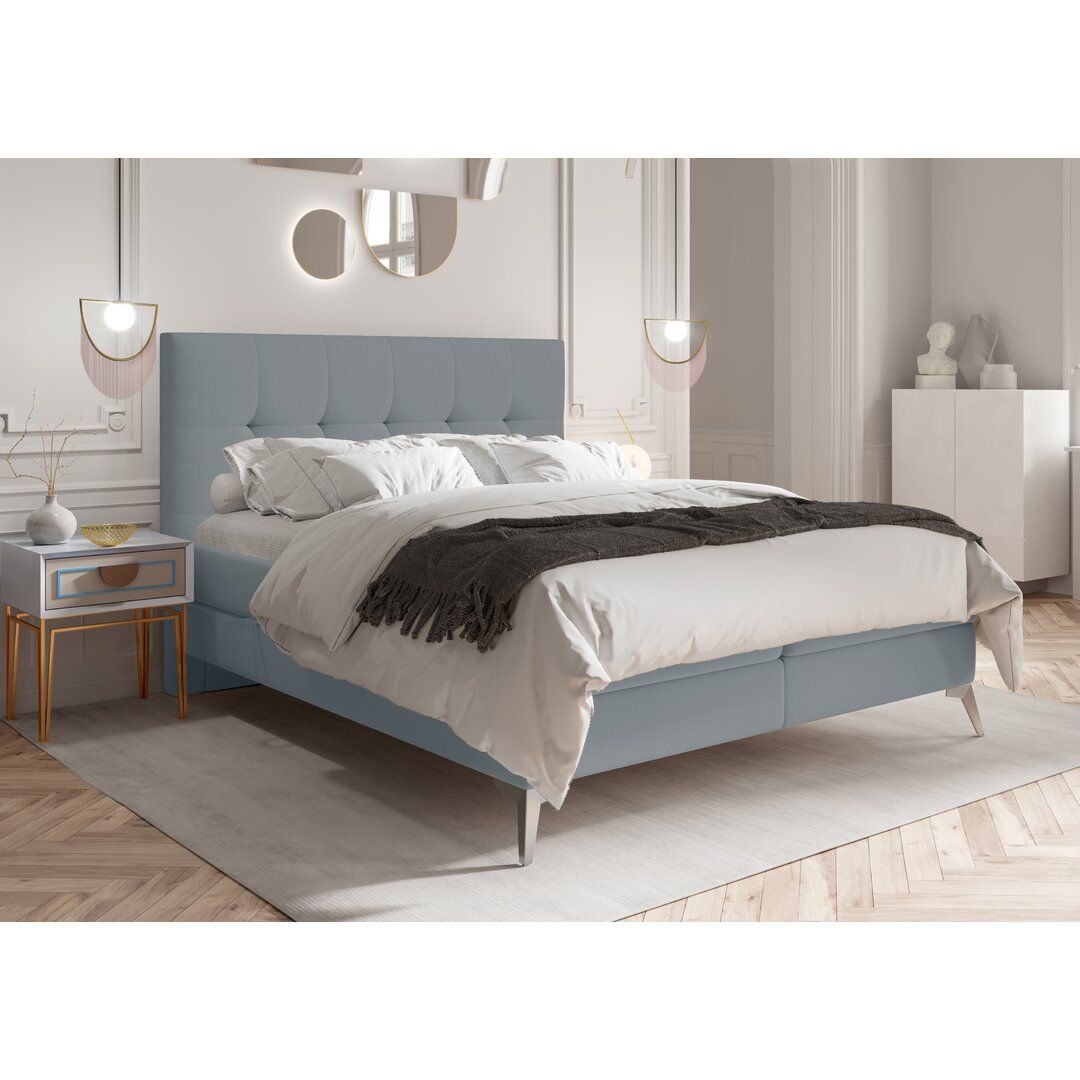 Iredale Boxspringbett mit Topper und Stauraum