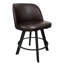 Ensemble de 2 tabourets de bar pivotants avec siège en métal et siège de bar pivotant commercial - assemblage requis-1485371763
