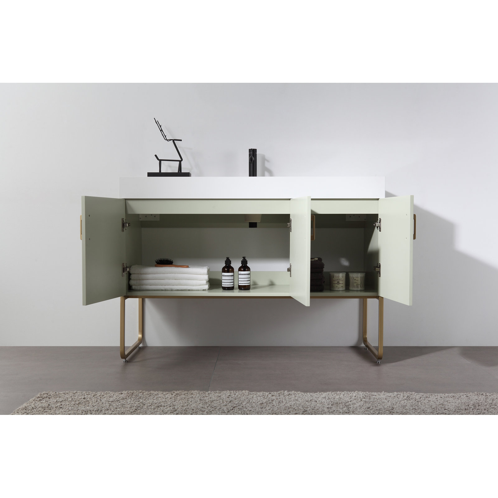 Keena 48" Cedar Single Bathroom Vanity, Pine Mist