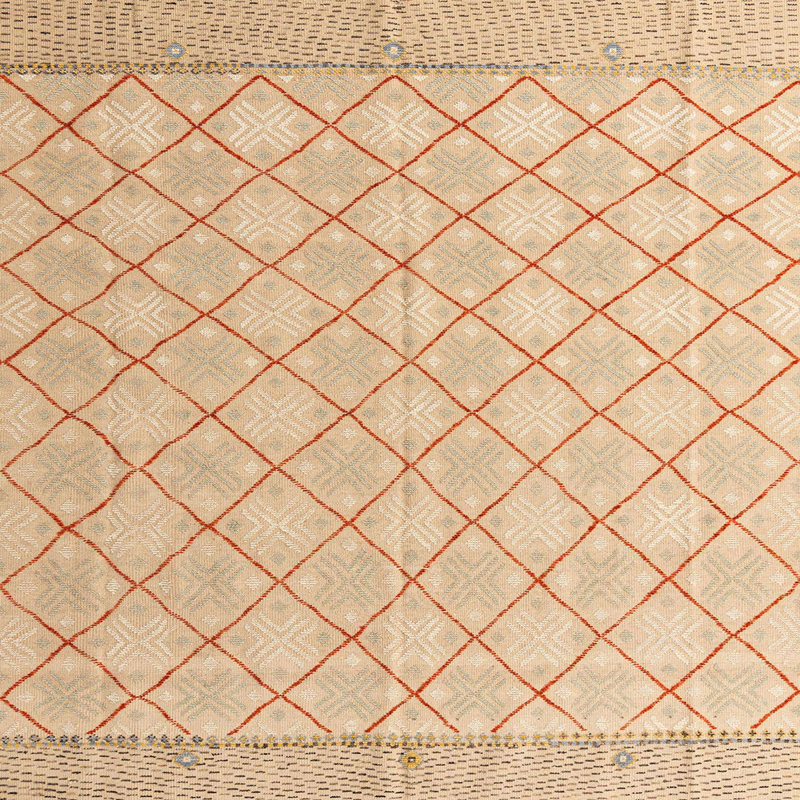 Abstract Indoor Rug, Square 4'