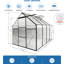 99,65 po Large serre pour un espace de croissance des plantes abondant Polycarbonate robuste avec drainage de l'eau-126726084