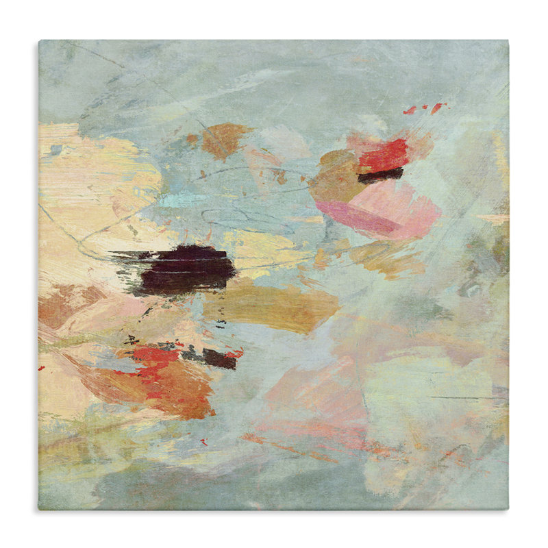 «Sweep Subtle Abstraction», art mural par Suzanne Nicoll, H 17 po x l 17 po