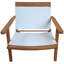 Chaise de patio teck Siri