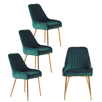 Maulsby Tufted Velvet Dining Chair