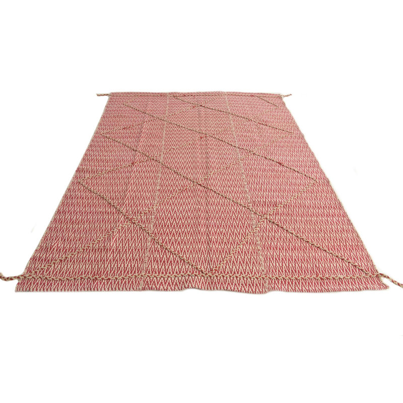 Tapis rose et ivoire 6 x 9 Phillippi