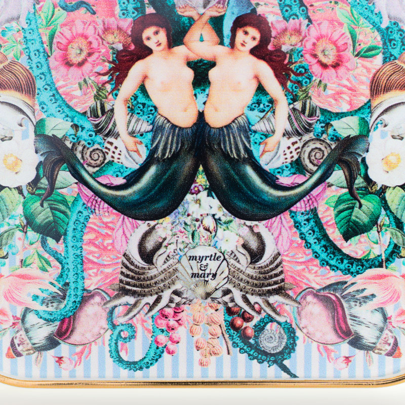 Myrtle & Mary Set of  4 Square Coasters – SIRENS