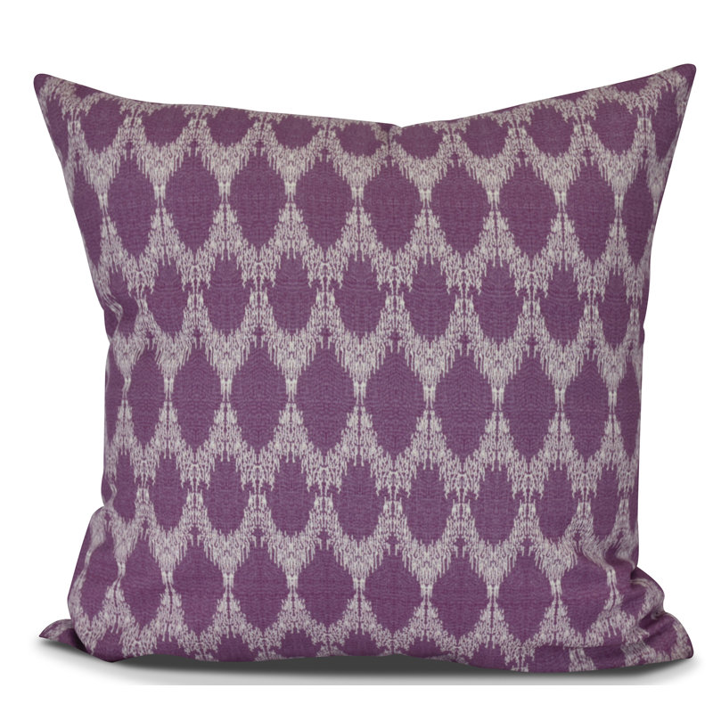 Housse de coussin carrée/insert, H 16 po x l 16 po, Violet
