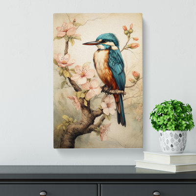 Kingfisher Victorian No.3 - Wrapped Canvas