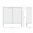 Slim 2-door Storage Console-1991800933
