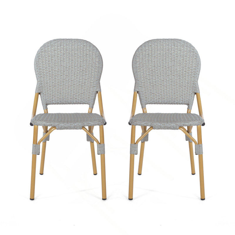 Chaise French (ensemble de 2), Gris