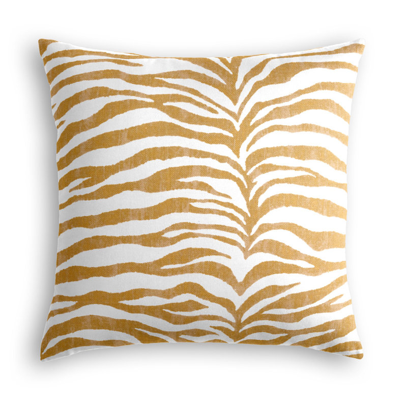 Tropo Square Cotton Pillow Cover & Insert, 24" x 24", Marina