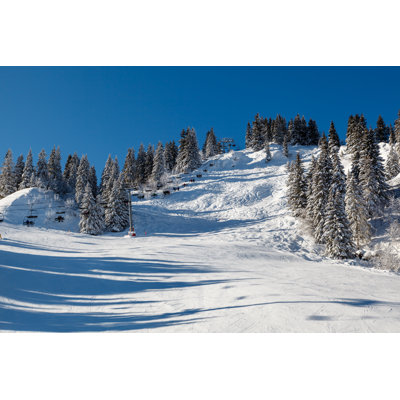 Reyansh Megeve In French Alps - Wrapped Canvas Print