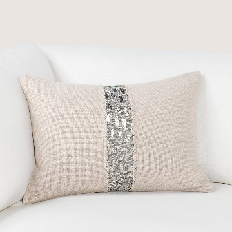 Lira Pillow Cover & Insert, Rectangle 14"H x 20"W