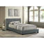 Lit Natalie UPH en velours gris-853348755