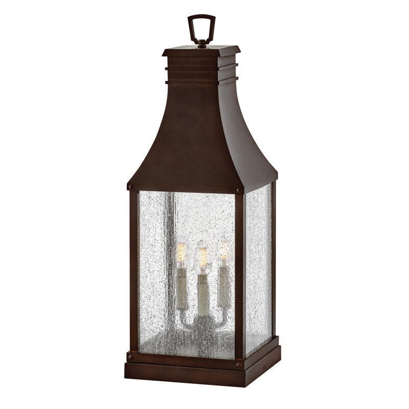 Hinkley Beacon Hill Pier Mount Lantern, Blackened Copper