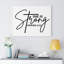 She Is Strong Proverbs 31:25 1 Piece Wrapped Canvas Wall Art-1331854550