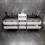 Ensemble de meuble-lavabo double mural Golitz-65239720