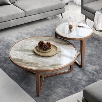 Ensemble de tables basses Design Sense Rock Plate