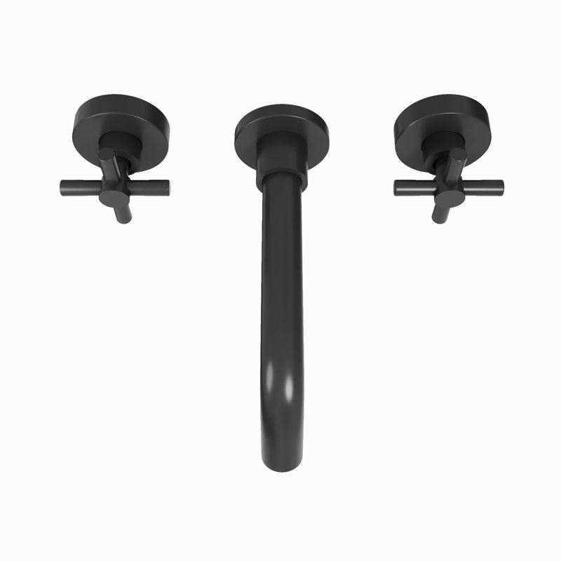 Robinet de baignoire Seneca, Noir mat
