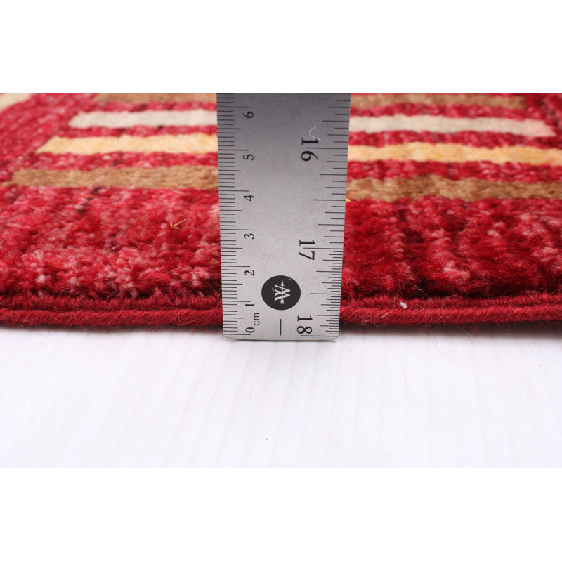 Tapis unique en laine noué à la main 6 pi 8 po x 9 pi 7 po nouvel âge Brevon