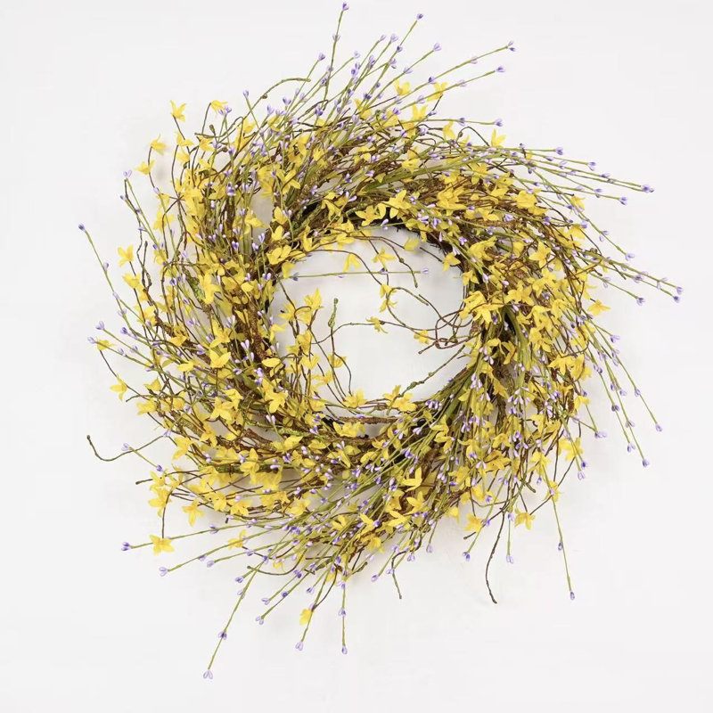 Couronne de porte 24 po, Mauve