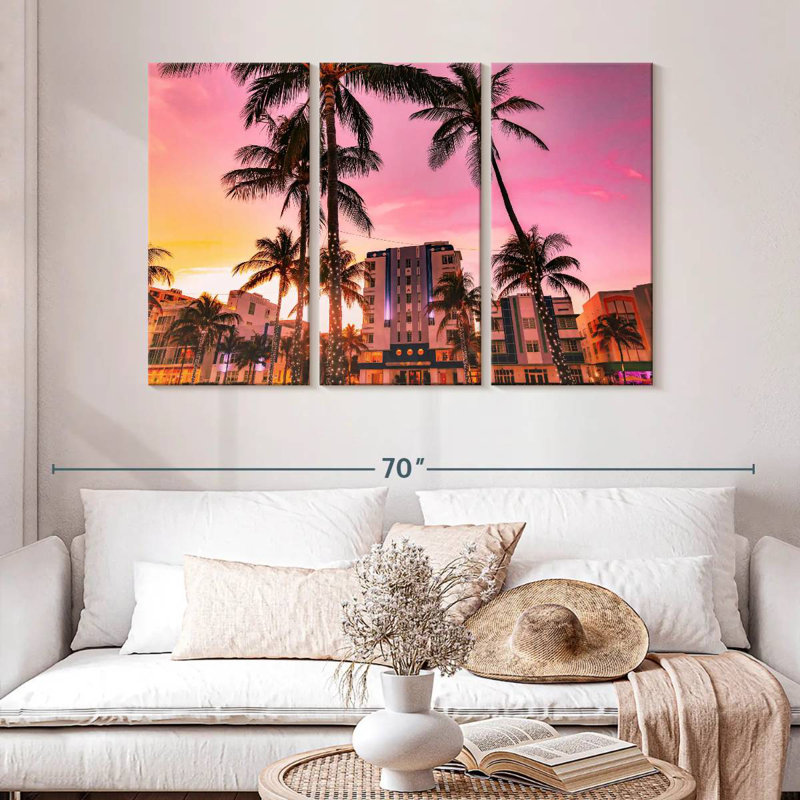 Nicci Miami Beach Waterfront, H 32 po x l 50 po