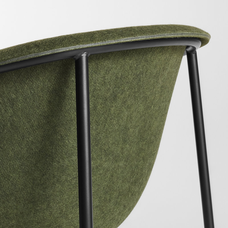 Fauteuil Past Life, Olive, Noir