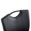 Ensemble de 2 chaises noires en polyuréthane