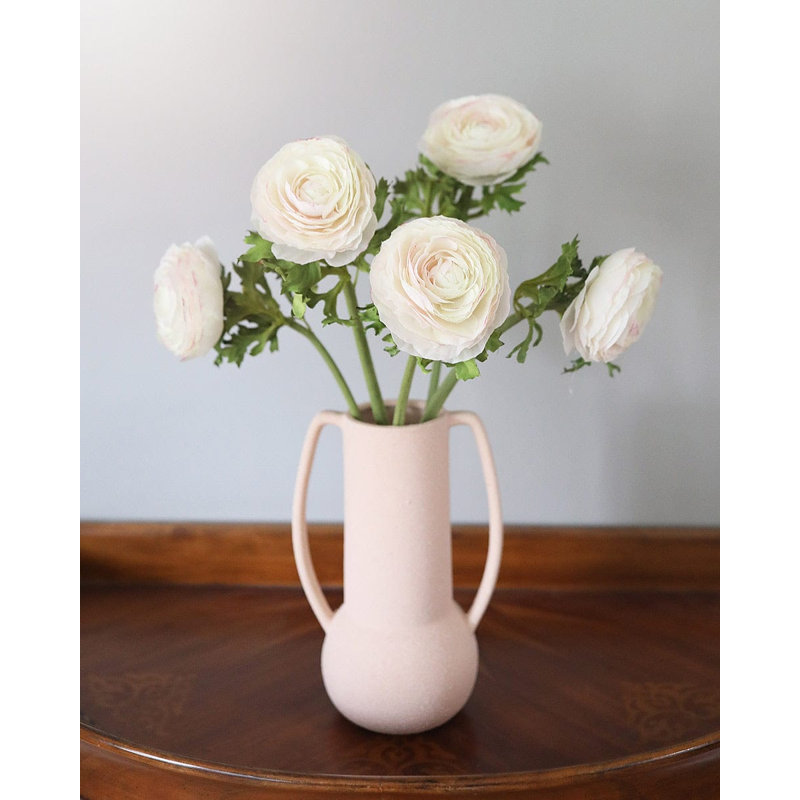Cream Silk Ranunculus 21”