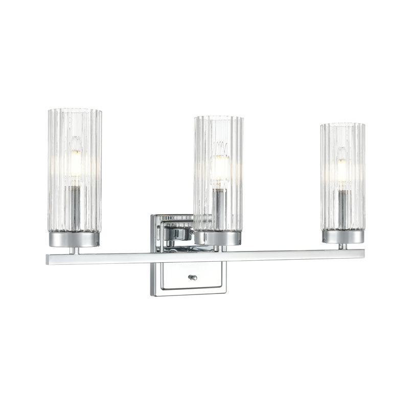 Turman 21" Wide 3-Light Vanity , Polished Chrome