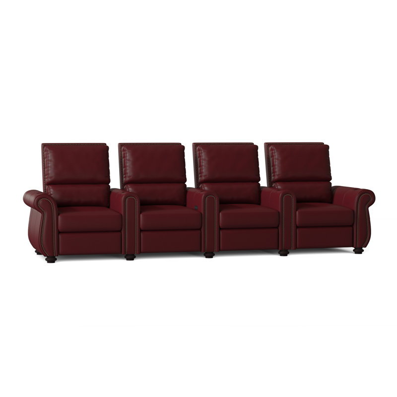 Sièges de cinéma maison Stallion HR Series (rangée de 4), Cerise luxueuse