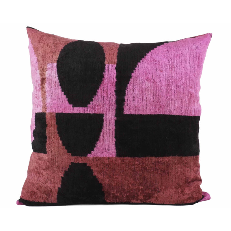 Velvet Ikat Euro Pillow Cover & Insert