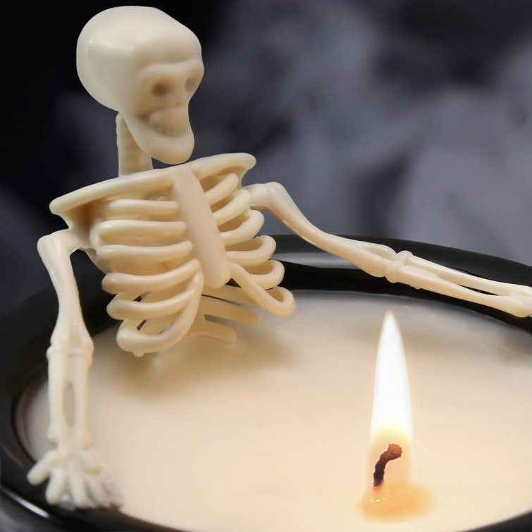 The Holiday Aisle® Halloween Decor - Halloween Skeleton Candles ...