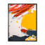 «Blue Yellow and Red Color Splatters II», reproduction d'art moderne et contemporaine sur toile-2120450829-2120450826