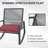 2-Person Outdoor Patio Bistro Rocking Conversation Set-1735186342