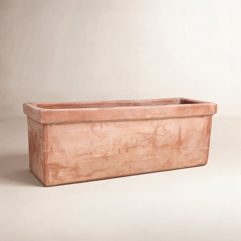 Plain Rectangular Planter, 12" H x 40" W x 12.6" D