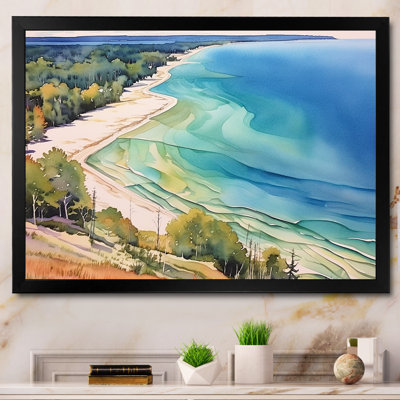 Michigan Grand Lakes Horizon - Michigan Wall Art For Living Room